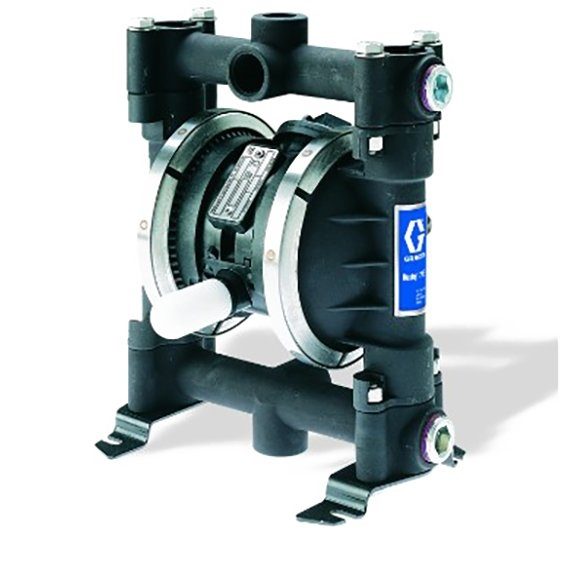 Graco Husky 716 air-operated double diaphragm pump, aluminum, 3/4 in. NPT, Stainless Steel seats, 316 Stainless Steel balls, Fluoroelastomer diaphragm