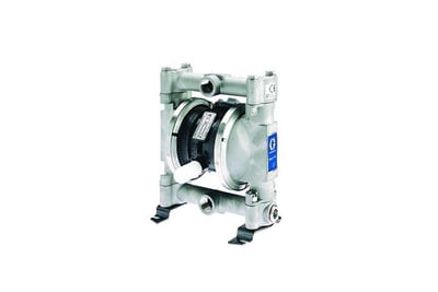 Graco Husky 716 air-operated double diaphragm pump, stainless steel, 3/4 in. NPT, Acetal seats, PTFE balls, PTFE/EPDM 2-Piece diaphragm