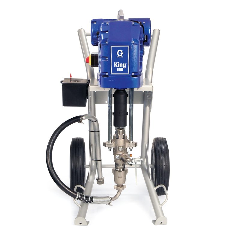 Graco King E60 Hazardous Location Heavy Duty Cart Integrated Filter BARE