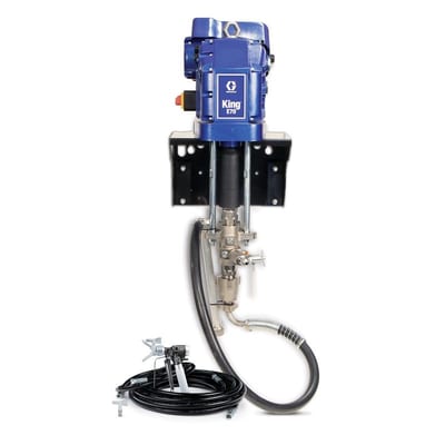 Graco King E70 Wall Mount Integrated Filter Gun Hose Whip Tip