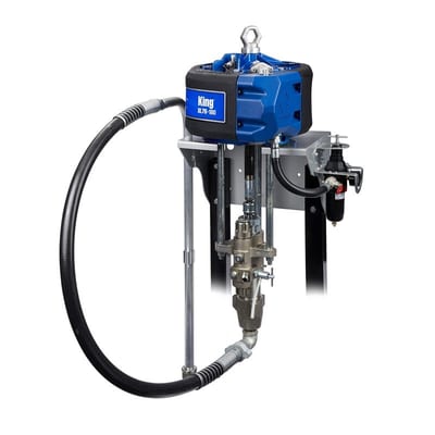 Graco King 30:1 Sprayer, Integrated Filter, Wall Mount, Air Controls, Siphon Kit