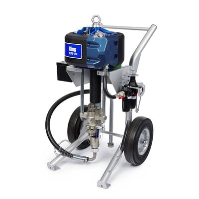 Graco King 70:1 Sprayer, Non-Filter, Heavy Duty Cart, Air Controls, Siphon Kit