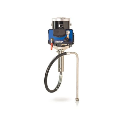 Graco Merkur 10:1 bare pump package, wall mount, with pump and gun air controls