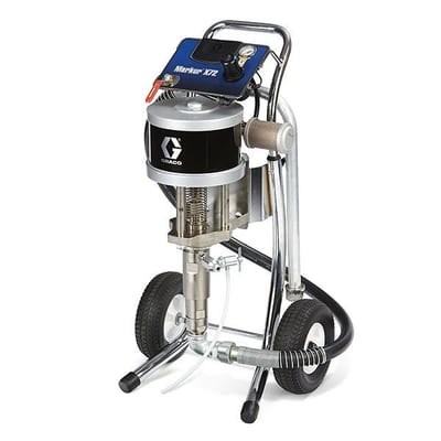 Graco Merkur 72:1 Cart-Mount Airless Sprayer Package, XTR-7 Gun, 519 XHD Tip, 25 ft (7.6 m) Hose, 6 ft (1.8 m) Whip Hose