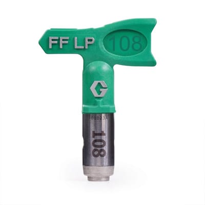 Graco RAC X FF LP SwitchTip fine-finish low-pressure reversible airless spray tip, 0.008 in. orifice, 2 in. fan width