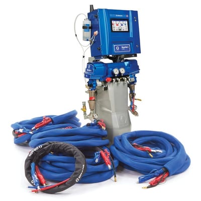 Graco Reactor 3 E-XP2 Pro Tier Polyurea Proportioner Package, 200 ft External Heated Hose, 15 kW