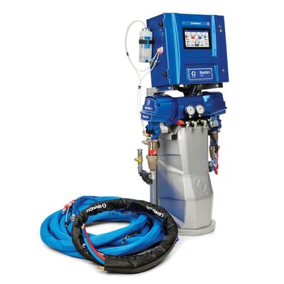 Graco Reactor 3 E-20 Standard Tier Spray Foam Proportioner Package, 50 ft External Heated Hose, 7 kW