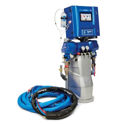 Graco Reactor 3 E-XP1 Standard Tier Polyurea Proportioner Package, 50 ft External Heated Hose, 10 kW
