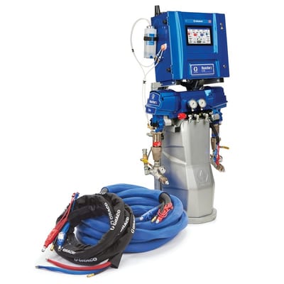 Graco Reactor 3 E-30 Elite Tier Spray Foam Proportioner Package, 50 ft External Heated Hose, 15 kW