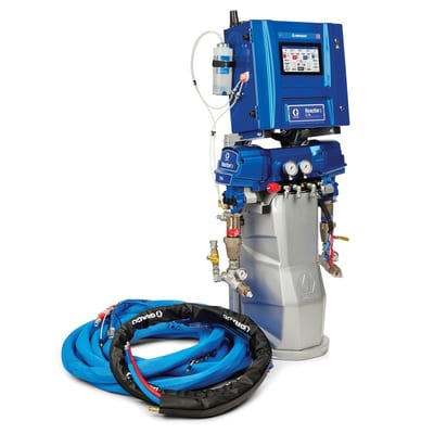 Graco Reactor 3 E-30 Pro Tier Spray Foam Proportioner Package, 50 ft External Heated Hose, 15 kW