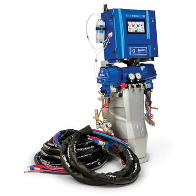 Graco Reactor 3 E-20 Elite Tier Spray Foam Proportioner Package, 50 ft Internal Heated Hose, 10 kW