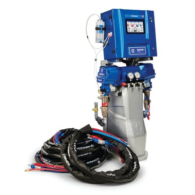 Graco Reactor 3 E-XP2 Standard Tier Polyurea Proportioner Package, 50 ft Internal Heated Hose, 15 kW