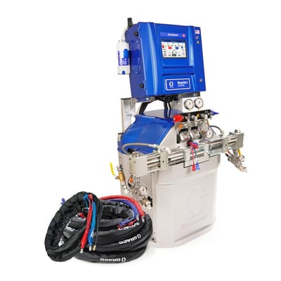 Graco Reactor 3 H-50 Elite Tier Spray Foam Proportioner Package, 50 ft Internal Heated Hose, 20 ft Xcelerator Whip Hose, 230V