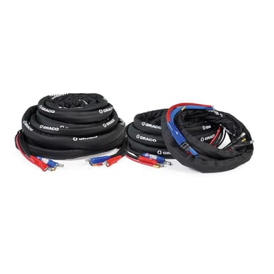Graco Package, 170 ft (100 ft + 50 ft + 20 ft whip) Internal Heated Hose, 2000 psi, without Cable, Xtreme-Wrap, Reactor 2