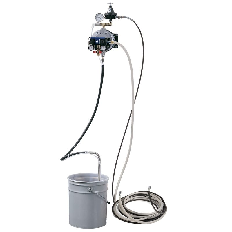 Graco Triton 308 8.5 gpm aluminum bare pump package, wall mount