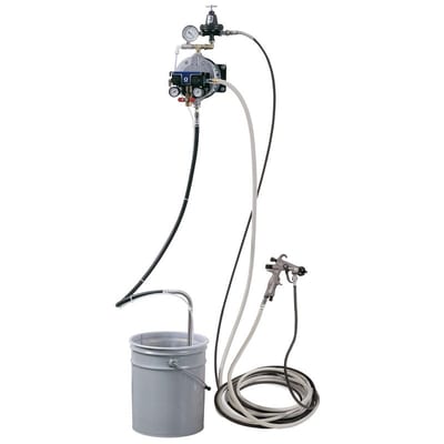 Graco Triton 308 8.5 gpm aluminum spray package, wall mount, Stellair Conventional gun
