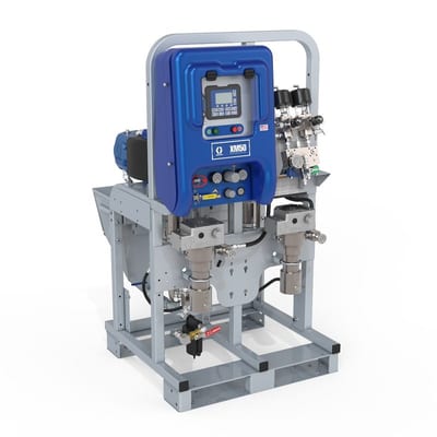 Graco XM50 System, 480V, Alternator Power, Explosion Proof Vison HF Heaters, No Junction Box, Hoppers
