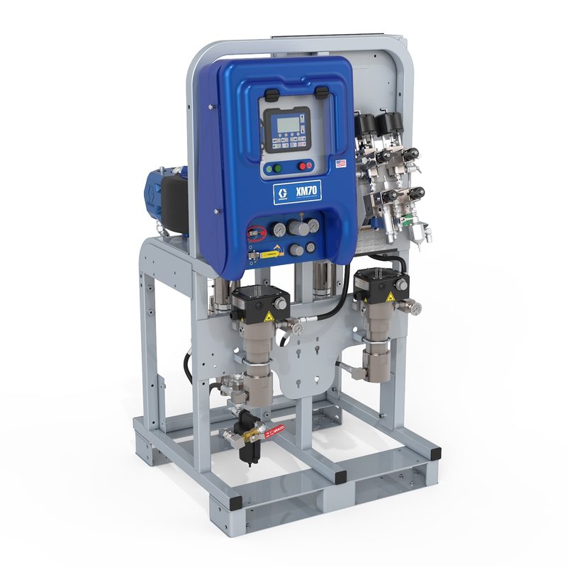 Graco XM70 System, 240V, Wall Power, Viscon HF Heaters, Junction Box, No Feed System