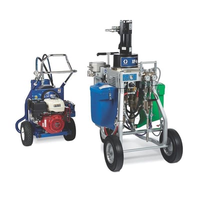 Graco XP50-H Proportioner System with Viscount II Hydraulic Motor, 3:1 Mix Ratio, Hopper, XTR Gun