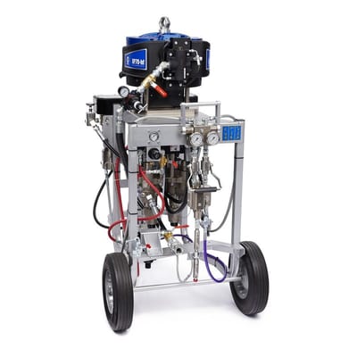 Graco XP70-HF Hazardous Location Spray Package, Cart, 1:1 Mix Ratio, Solvent Pump, Heaters