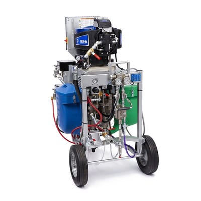 Graco XP70-HF Cart System, Non-Hazardous, 3:1 with Primary Heaters & Hose Heat, 240V