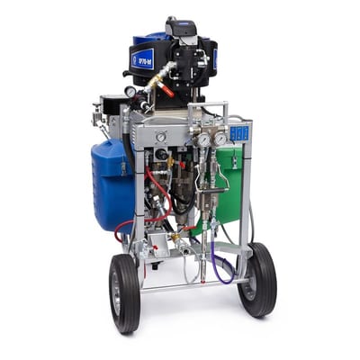 Graco XP70-HF Cart System, Hazardous Location, 1:1 with Primary Heaters Hose Heat, 240V
