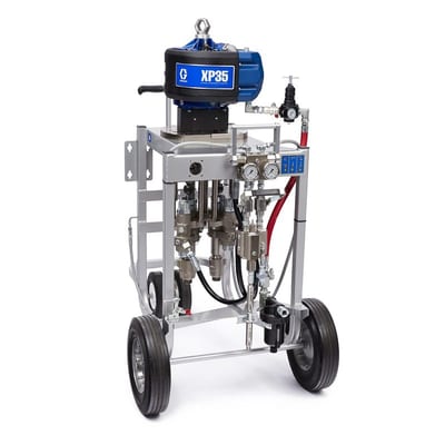 Graco XP35 Hazardous Location Spray Package, Cart, 2.5:1 Mix Ratio, XTR Gun