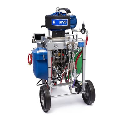 Graco XP50 Cart System, Hazardous Location, 2:1 with Primary Heaters & Hose Heat, 240V