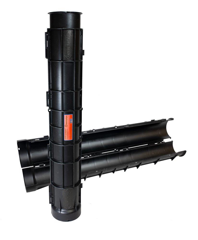 Greenpipe Snipp & Snapp Quicklock Cable Pipe PP-EPDM plastic - 160mm, 1.2M