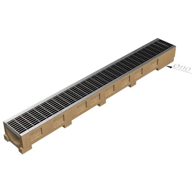 Gridiron Base 100 Drainage Channel - 1000mm, 87mm, 12.5TON