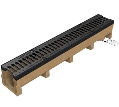 Gridiron Poly P150 Drainage Channel - 1000mm, 160mm, 40TON