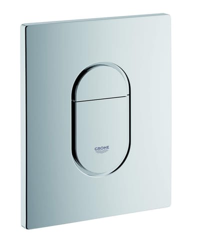 Grohe Arena Cosmopolitan Flush Plate Chrome-Plated, Dual-Flush, Pneumatic