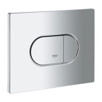 Grohe Arena Cosmopolitan Flush Plate - Chrome-Plated, Dual-Flush/Start-Stop