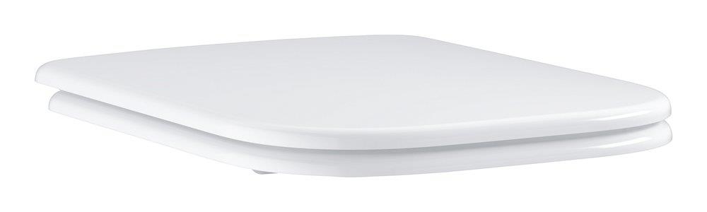 Grohe BauEdge Ceramic Toilet seat - Yes, white, Soft close, Quick release