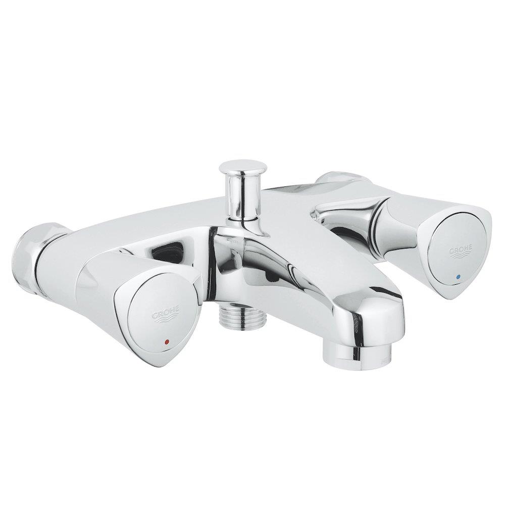 Grohe Costa L bath and shower faucet, chrome-plated, two-handle, with spout