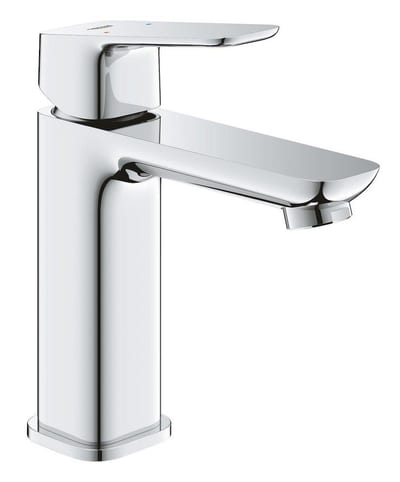 Grohe Cubeo Washbasin faucet - 1 handles, 116mm, Chrome-plated, Polished, Low, without pop-up waste, Yes