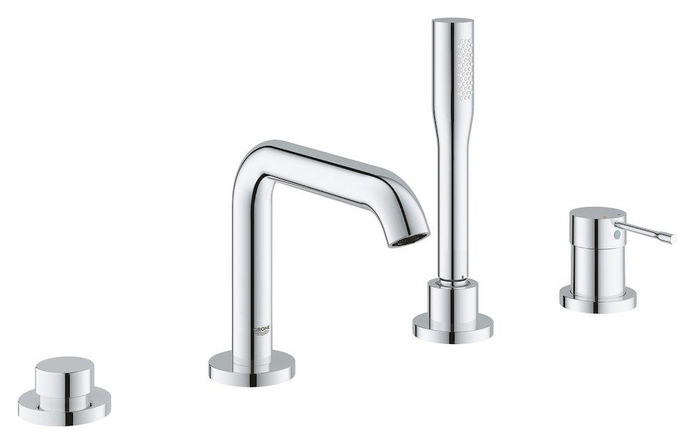 Grohe Essence Bath and shower faucet 4-hole - 1 handle, chrome-plated, spout included, no water-saver