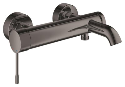 Grohe Essence bath and shower faucet, hard graphite anthracite, polished, single-handle