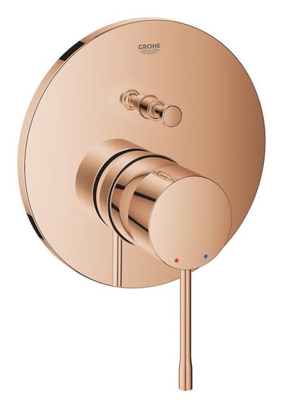 Grohe Essence Bath and shower faucet warm sunset - No, GROHE Rapido SmartBox, Yes, 2 handles, copper, 158mm