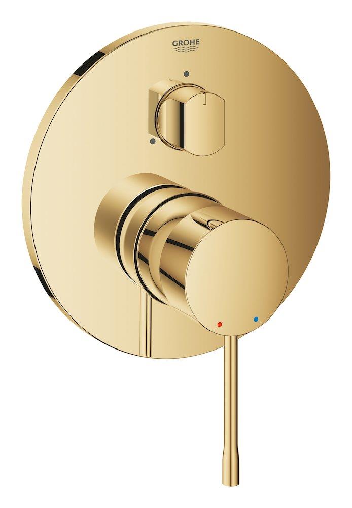 Grohe Essence Built-in faucet cool sunrise - Polished, 2 handles, brass, No