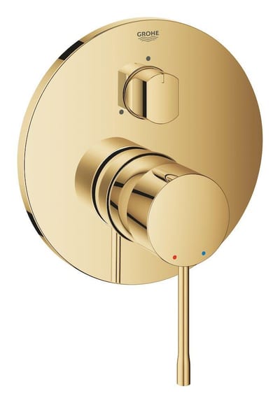 Grohe Essence Built-in faucet cool sunrise - Polished, 2 handles, brass, No