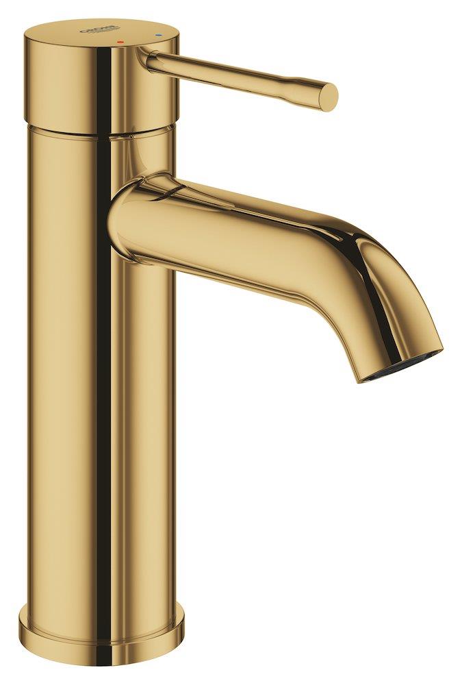 Grohe Essence Prof Washbasin faucet cool sunrise - 1 handles, 116mm, brass, Polished, Medium, without pop-up waste, Yes