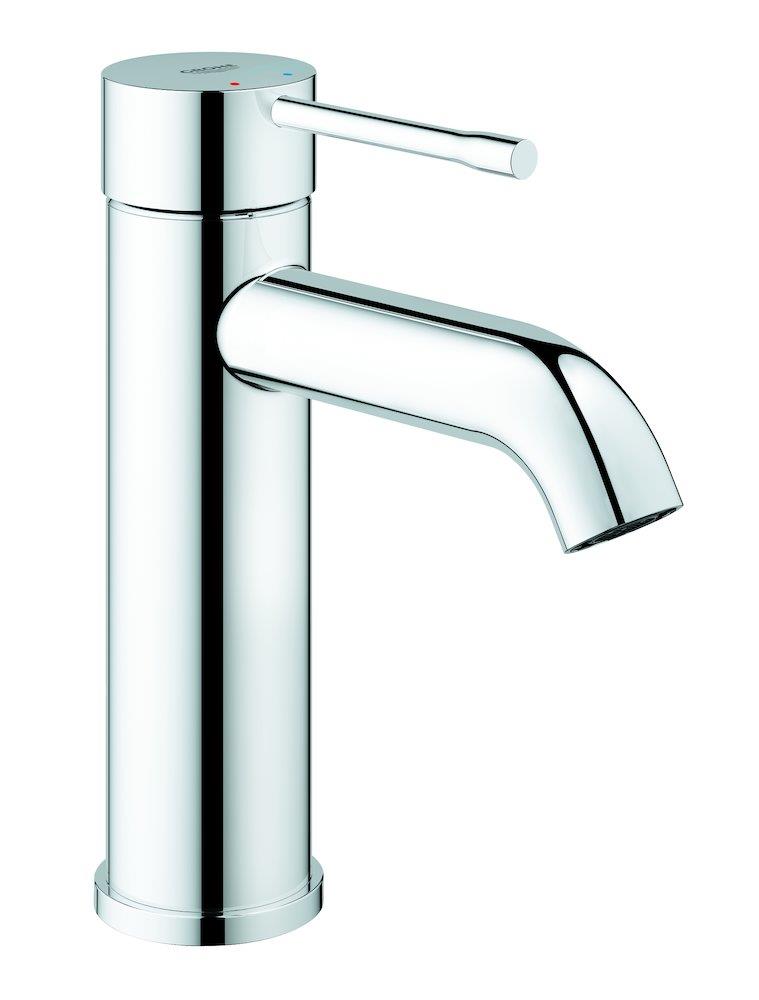 Grohe Essence Washbasin faucet - 1 handles, 116mm, Chrome-plated, Polished, Medium, without pop-up waste, Yes