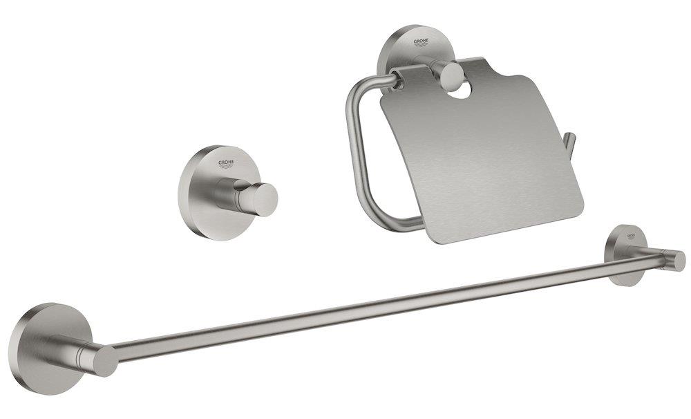 Grohe Essentials Bathroom Accessories steel