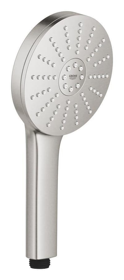 Grohe Euphoria 120 Hand Shower Supersteel - Steel, without Hose/Shower Holder, 3 Functions