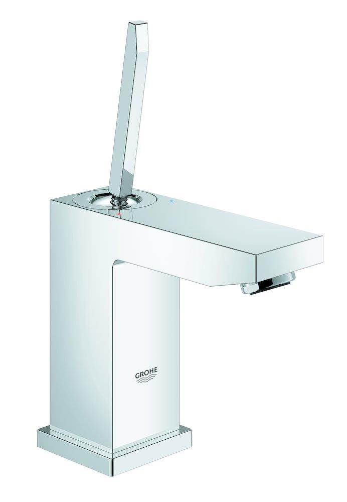 Grohe Eurocube Joy Washbasin faucet - 1 handles, 98mm, Chrome-plated, Polished, Medium, without pop-up waste, Yes