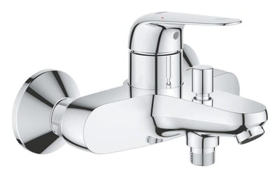 Grohe EuroPro Bath and shower faucet - Chrome-plated, 1 handle, Included, No