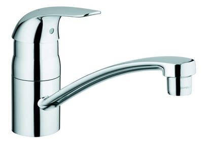 Grohe EuroPro Kitchen faucet - 1 handles, Chrome-plated, 226mm, J-spout, Without, Low, No