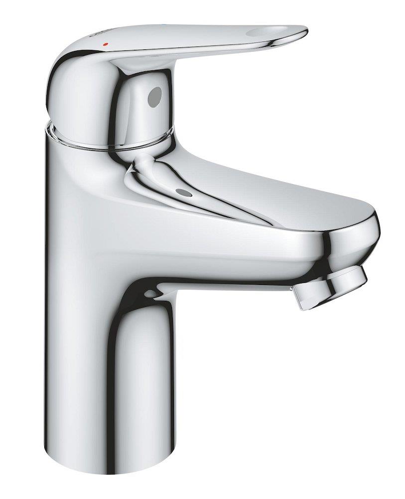 Grohe EuroPro Washbasin faucet - 1 handles, 103mm, Chrome-plated, Polished, Medium, without pop-up waste, Yes