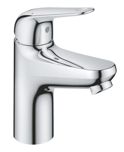 Grohe EuroPro Washbasin faucet - 1 handles, 103mm, Chrome-plated, Polished, Medium, without pop-up waste, Yes
